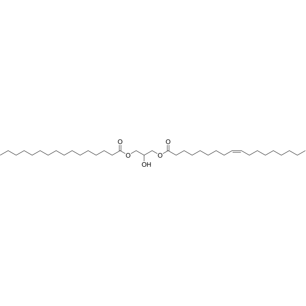 1-Oleoyl-3-palmitoylglycerol 3343-30-4